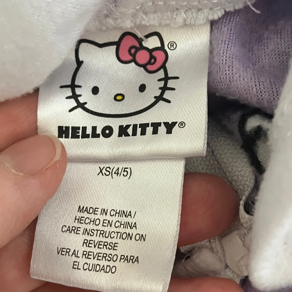Hello Kitty Hooded One Piece Pajama Sleeper | XS 4-5